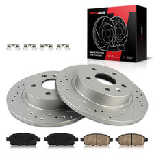Torchbeam 10.54 Inch 267.9Mm Brake Kit Rear Brake Pads And Rotors Kit