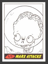 Top 10 2012 Topps Mars Attacks Sketch Card Sales 29