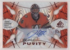 2022-23 Upper Deck SP Game Used Purity Auto 39/49 John Gibson #P-30 Auto 7a2