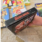 Super Mario Bros NES Black Box CIB Complete in Box w/ Inserts