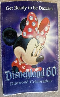 【限定】60th Disneyland Celebration Disneyland 60th Anniversary Park Hopper Pass Paper Ticket Minnie