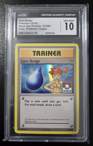 Gym Badge graded CGC 10 for sale on eBay