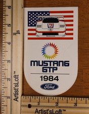 1984 Ford Mustang Gtp Vintage Automotive Racing Decal Sticker