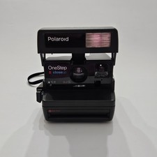 Vintage Polaroid One Step Close Up 600 Instant Film Camera With Strap Works