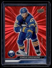 2023-24 Upper Deck Extended Series  Outburst Red Zemgus Girgensons 15/25 #519
