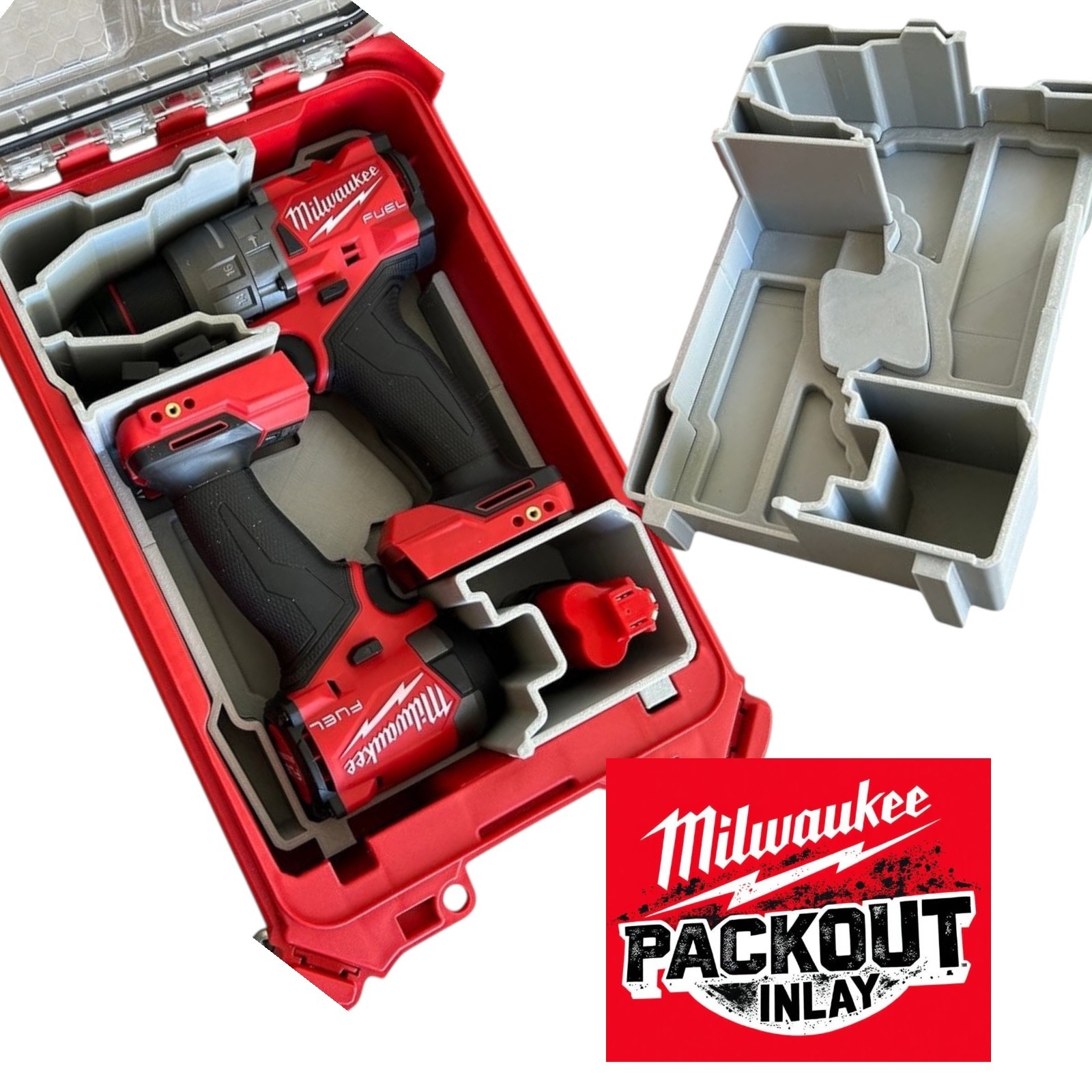 Milwaukee Packout Insert M18 Tool Inlay Organiser (Multiple Options) 5