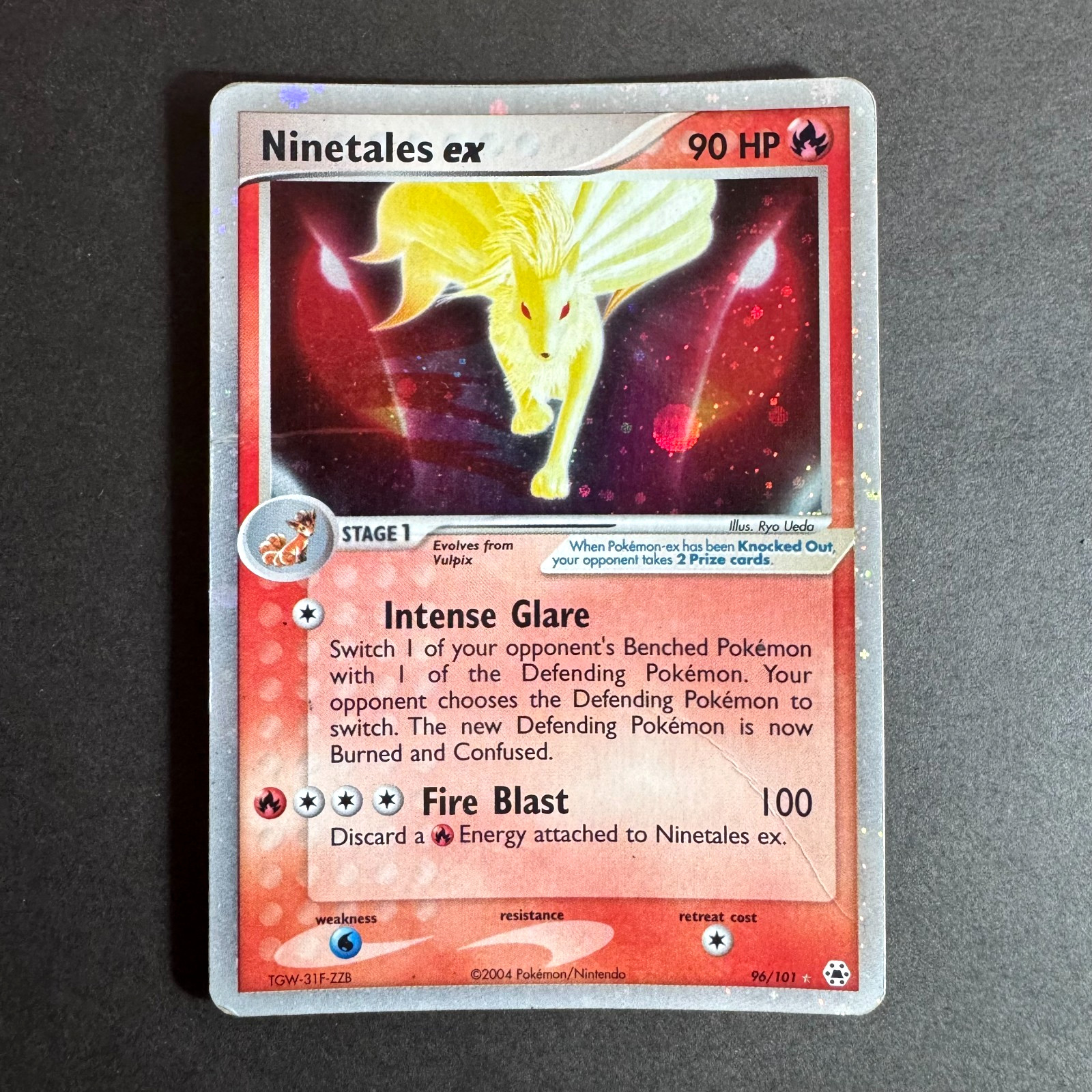 Pokémon TCG Ninetales Ex 96/101 - EX Hidden Legends - Ultra Rare Holo Card 096