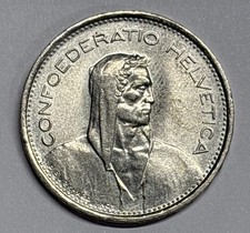 1970 Swiss 5 Fr - Confoederatio Helvetica