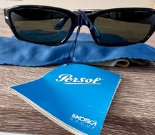 PERSOL 2602-s Sunglasses BRAND NEW made In Italy Vintage Authentic Black Polaris