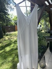 Boho Sommerkleid / Strick Lang Gr 46