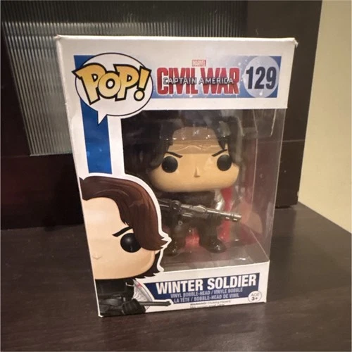 Funko Pop! Vinyl: Marvel - Winter Soldier #129 Slight box damage