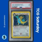 2000 POKEMON TEAM ROCKET FIRST EDITION #5/82 DARK DRAGONITE HOLO RARE PSA 7