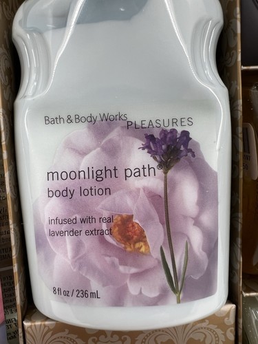 Set regalo vintage Bath & Body Works Pleasures originale Moonlight Path 6 pezzi NUOVO - Foto 3 di 18