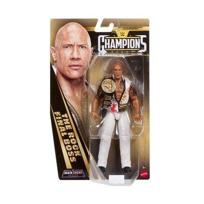 The Rock WWE Mattel Basic Main Event Champions Series 7 Figure