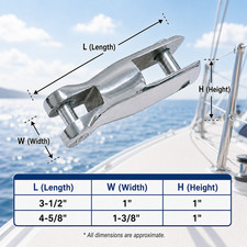 Marine T316 Stainless Steel Heavy Duty Fixed Anchor Connector Link for Chain