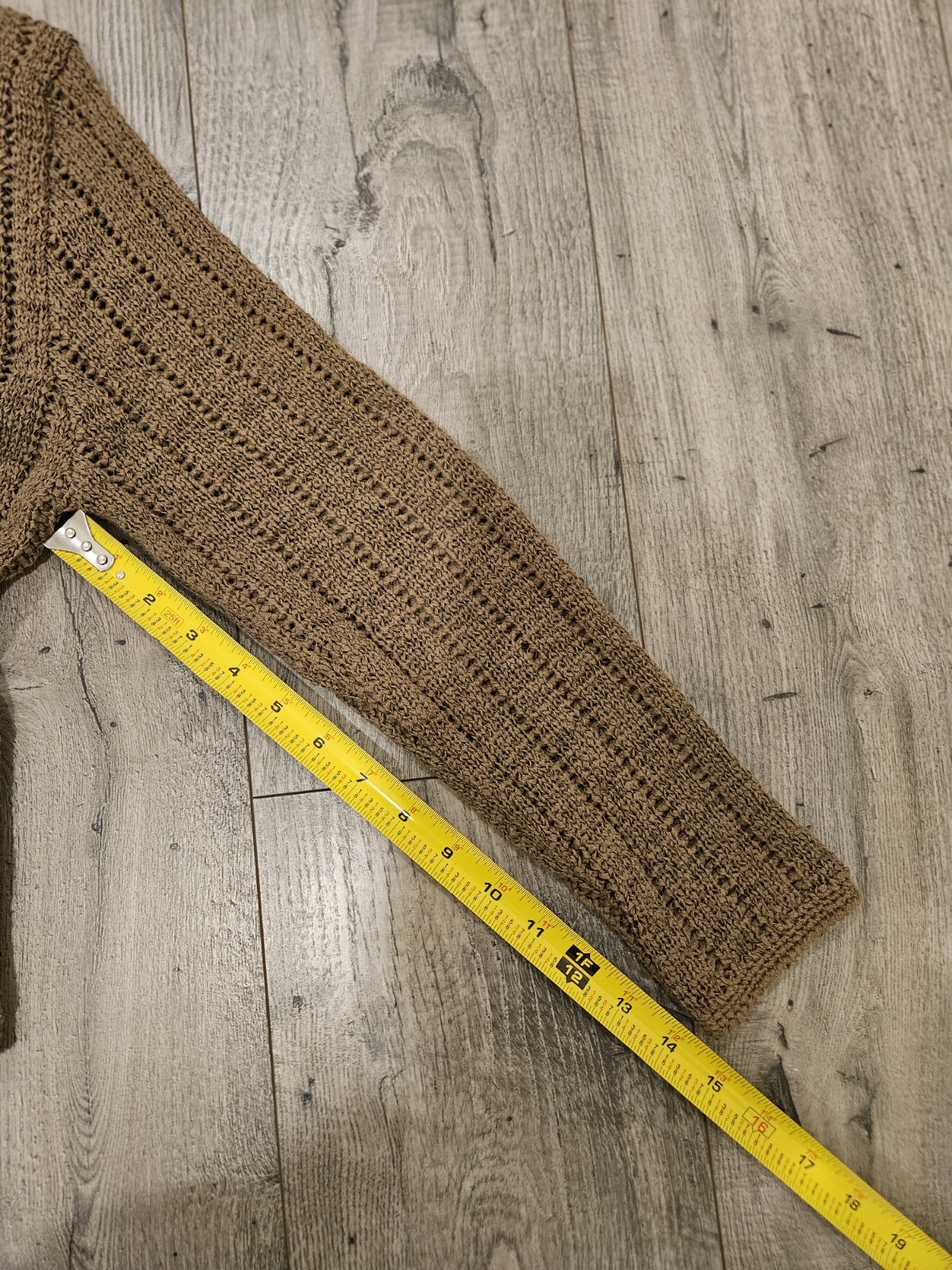 Pendleton Olive Green Crochet Button Down Women's… - image 5