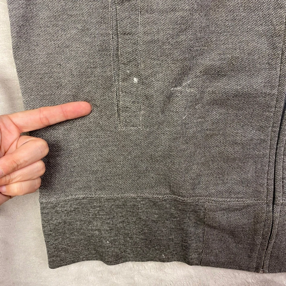 Sudadera con capucha gris Matix con cremallera completa para hombre Ropa de skate Ropa deportiva Foto 4 de 4