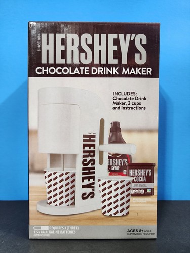 Hershey's Chocolate Drink Maker Includes Machine & 2 Paper Cups New ...