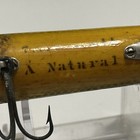 Antique Fishing Lure Vintage Tulsa Tackle 7-11 Yellow Black Scale — photo 9
