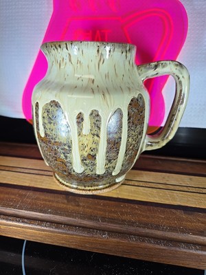 Phatbottompottery Beige Water Pitcher  Handmade Pottery Vase 