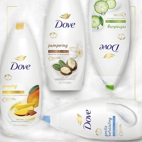 Dove Glowing Body Wash for Revitalized, Refreshed Skin Mango Butter and Almond B - Picture 8 of 12