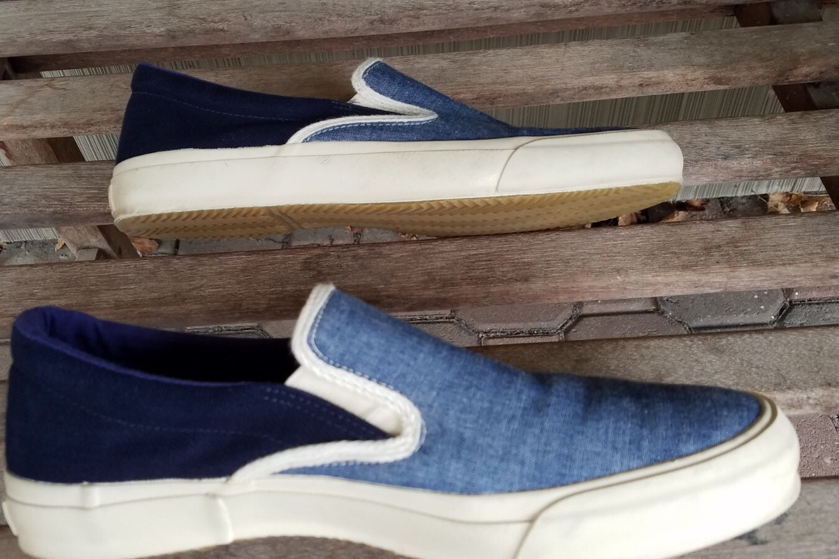 The Hill-side Made in Japan Slip On shoes Two tone Blue sz  display picture 2