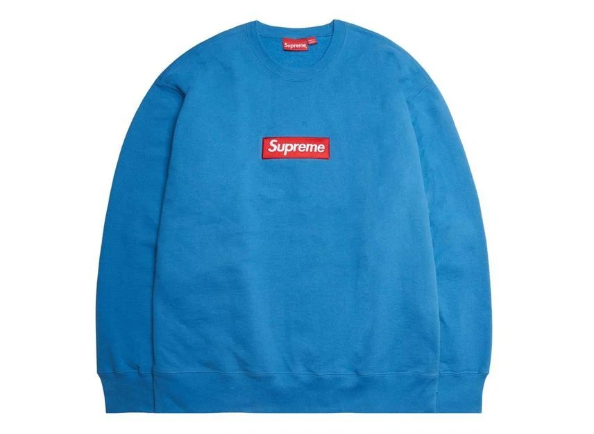 Logo Supreme Box col rond bleu (22FW)