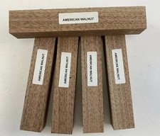 5 Pcs, Black Walnut Pen Blank 5x 3/4x 3/4 Woodturning Blank- Free US Shipping