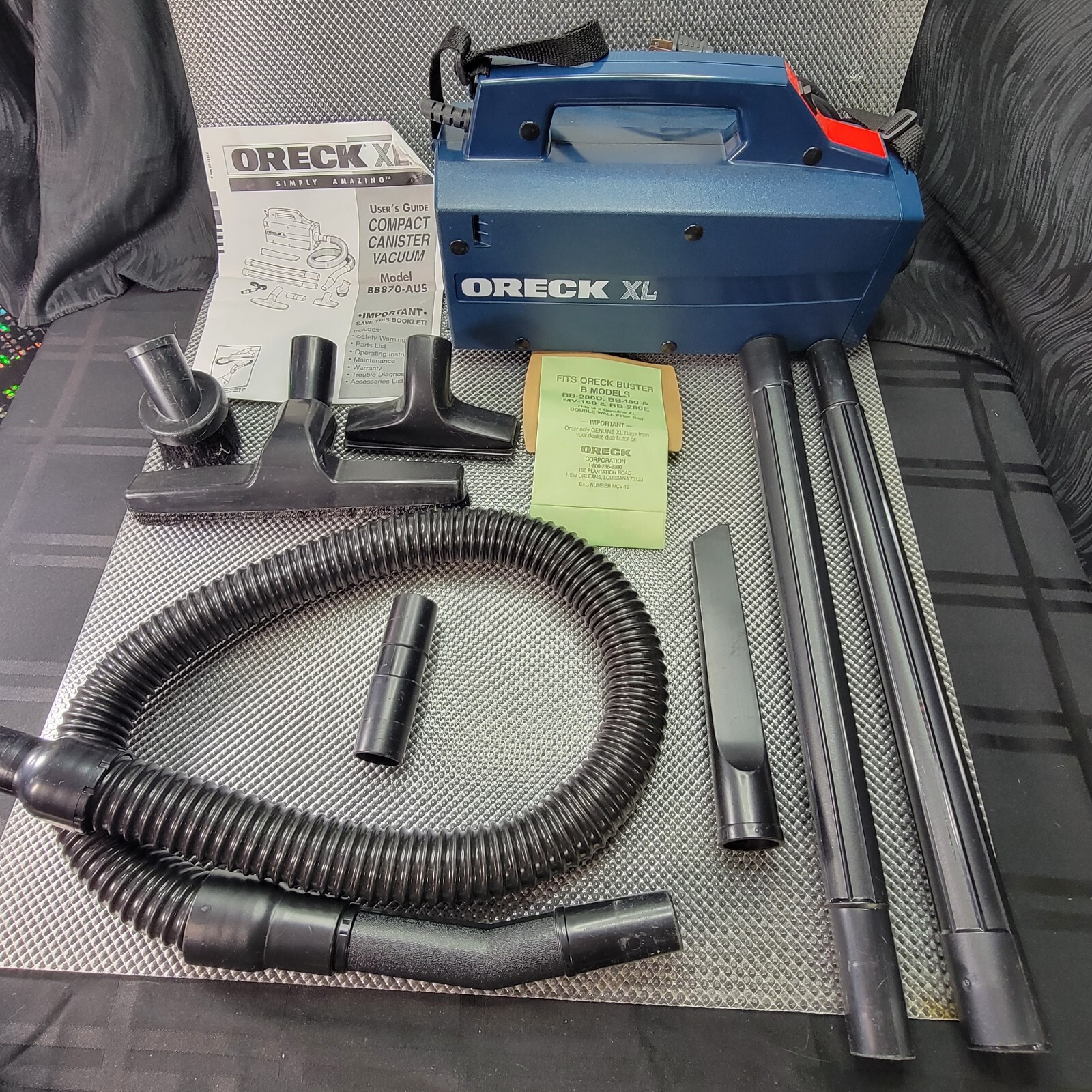 BlueOreck XL BB870AUS Compact Canister Vacuum Cleaner w/Attachments eBay