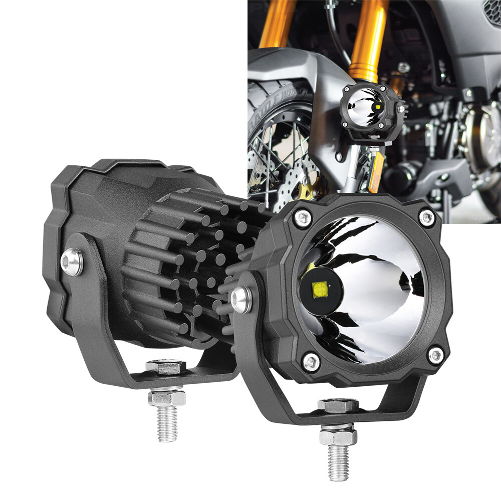 For Harley Touring Electra Street Road Glide 2.6Inch Led Driving 