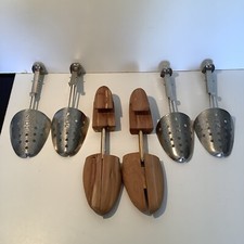 Lot of 6 Vintage Shoe Trees Stretchers Size Medium Rochester Shoe Tree Co  Ecko