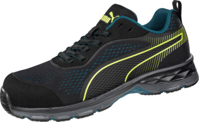Puma sportlicher Damen-Sicherheitsschuh FUSE KNIT BLACK LOW S1P schwarz 36-42