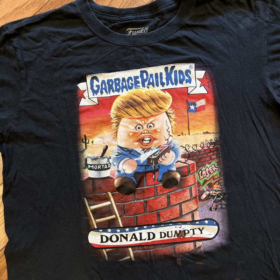 Garbage Pail kids T-shirt Donald dumpy Trump Medium | eBay