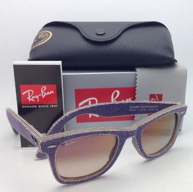 New RAY-BAN DENIM WAYFARER Sunglasses RB 2140F 1167/S5 50-22
