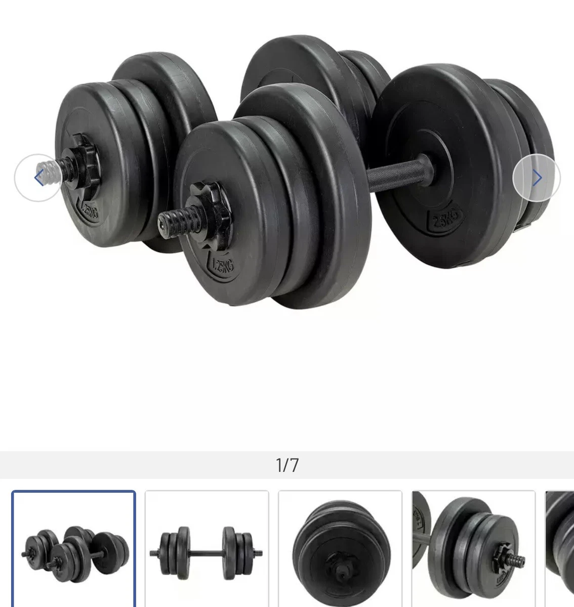 Opti vinyl online weight set