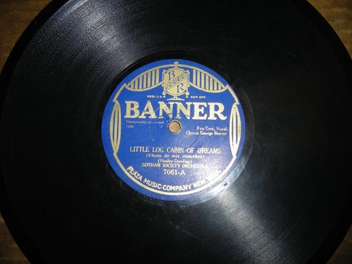 1928 BANNER 78/Hollywood Dance Orchestra/Gotham Society Orchestra