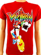 Voltron T Shirt Size S Defender Of The Universe Red Vintage Y2K Retro 80's