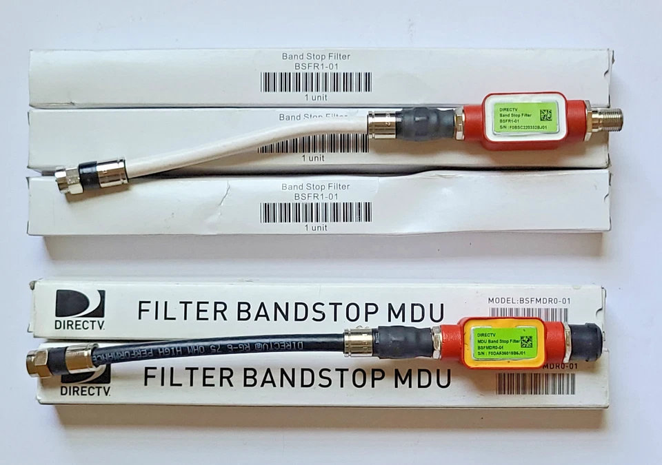 Directv Band Stop Filter (4x) BSFR1-01 and Filter Bandstop MDU (3x) BSFMDR0-01 - Image 4 of 4