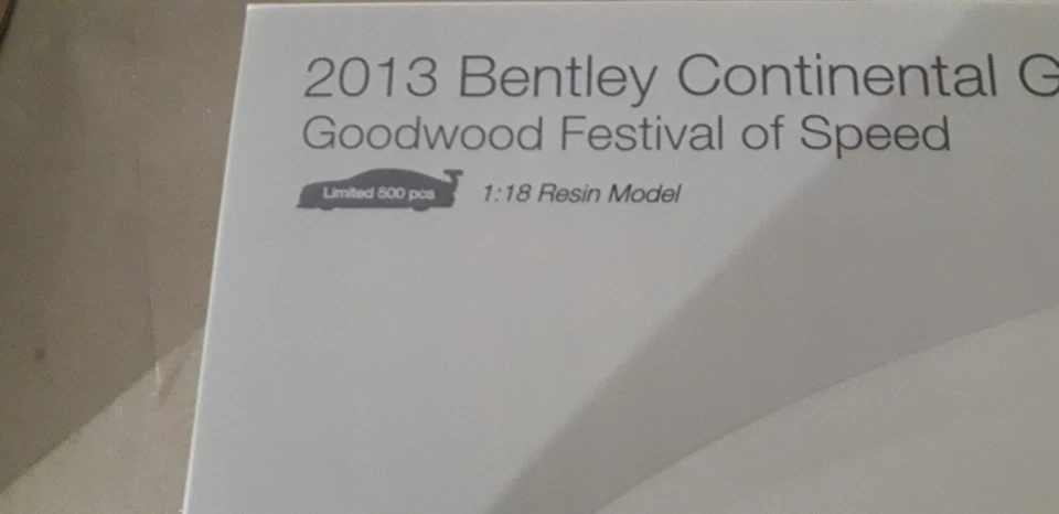 TSM 1:18  141829R Bentley Continental GT3 Goodwood 2013 #7  nuovo aperto x foto - Immagine 3 di 4