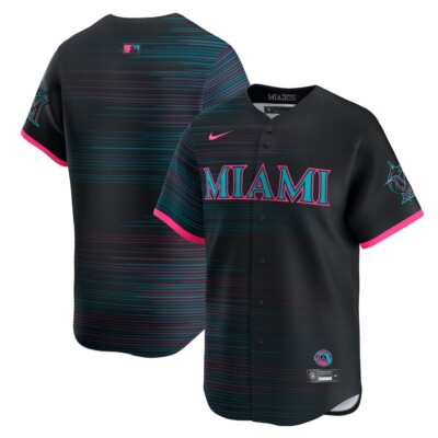 nike マーリンズ　ユニフォーム MLB 正規品　XXL シティコネクト Miami Marlins Nike 2025 City Connect Limited Team Jersey MLB 305