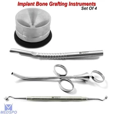 Bone Grafting Syringe Packer Scraper Mixing Well Dental Implantology Instruments