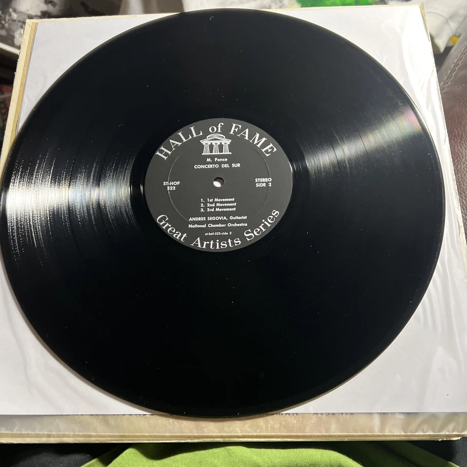 Andres Segovia - Concerto in D Major -FIRST PRESS Vinyl Tedesco Ponce Classical - Image 3 of 4