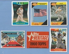 2009 Topps Heritage Inserts with High #  complete your set