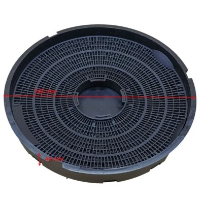 Filtro carboni attivi diametro 240x44 TYP 30 cappa Elica Elibloc 3 Whirlpool
