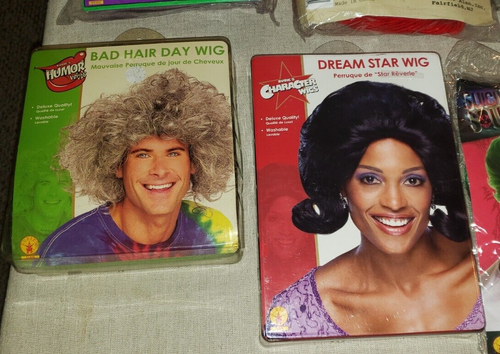 10 COSTUME WIGS NEW ADULT SIZES MICHAEL JACKSON GUY FIERI SEE DESCRIPTION - Picture 6 of 10
