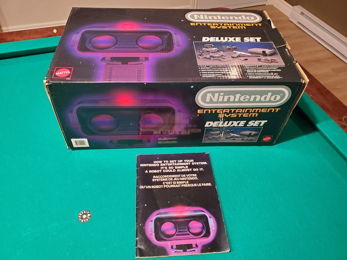Nes Nintendo Deluxe Set Box with manual Only 45496610012 eBay