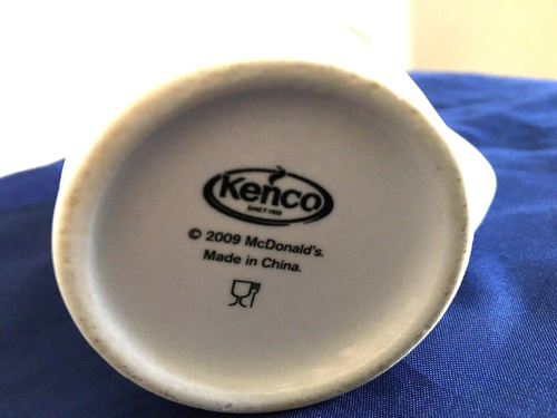 Kenco McDonalds Rainforest Pink Swirl Design Ceramic Coffee Latte Mug 2009 - Picture 4 of 4