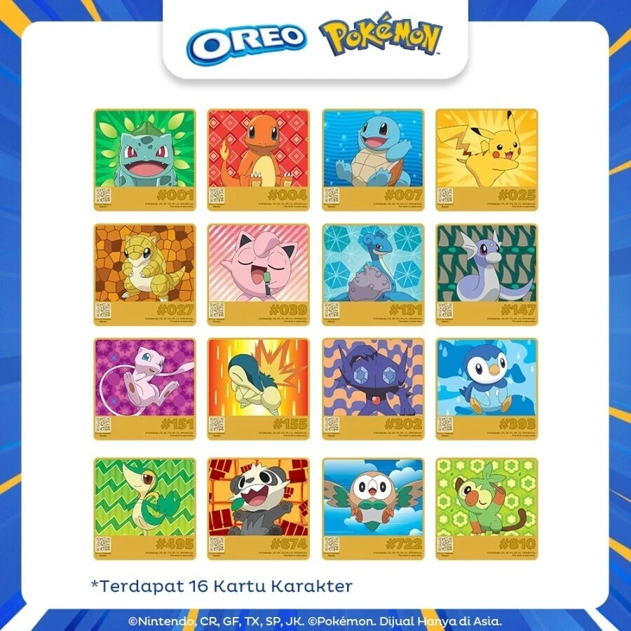 OREO x POKEMON CARDS, Complete Collector Edition, Full Set of 16 Pieces Cards | eBay OREO x POKEMON CARDS, Complete Collector Edition, Full Set of 16 Pieces Cards | eBay