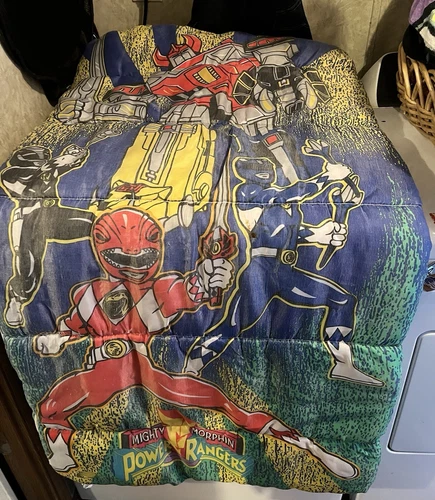 SALE PRICED TO SELL Power Rangers Sleeping Bag, Vintage Mighty Morphin