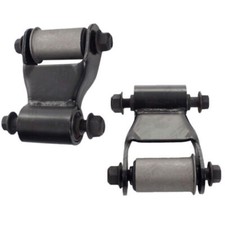 2PCS Rear Leaf Spring Shackle Kit 722-020 Left Right for Dodge Dakota Van Raider